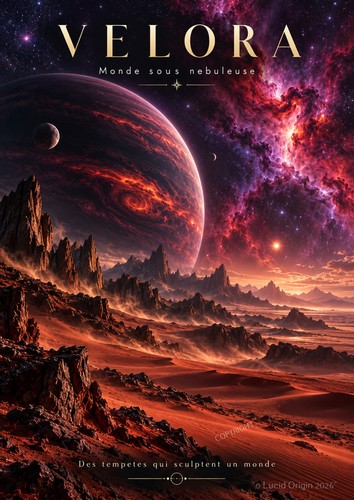 Exoplanet velora fiktiv rot - exoplanet,