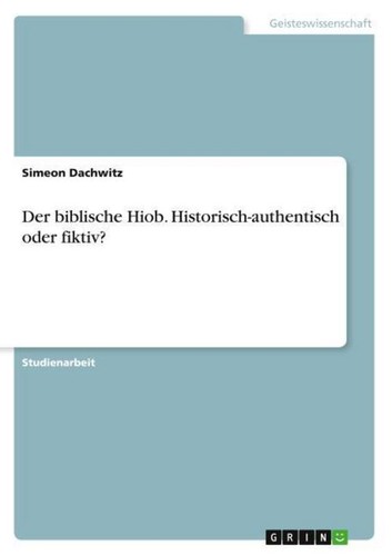 Der biblische hiob - biblische,