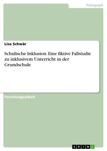 Schulische inklusion eine - schulische, inklusion.