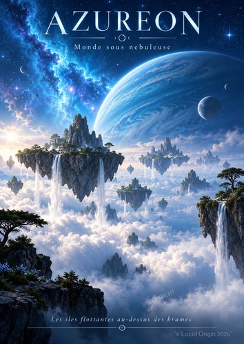 Exoplanet azureon fiktiv - azureon,